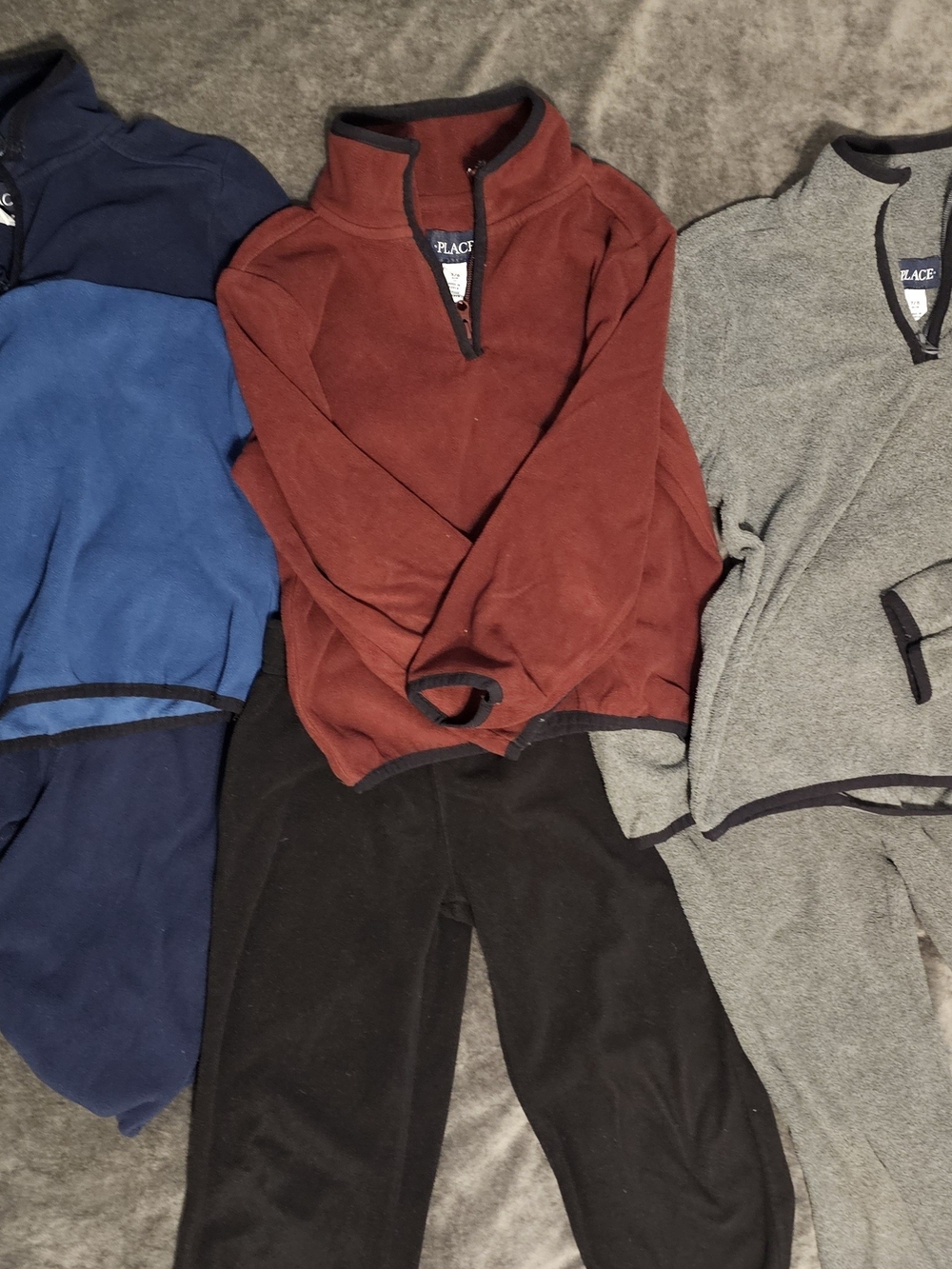 The Children's Place 6pc Bundle Zip-Up Fleece Top with Pants